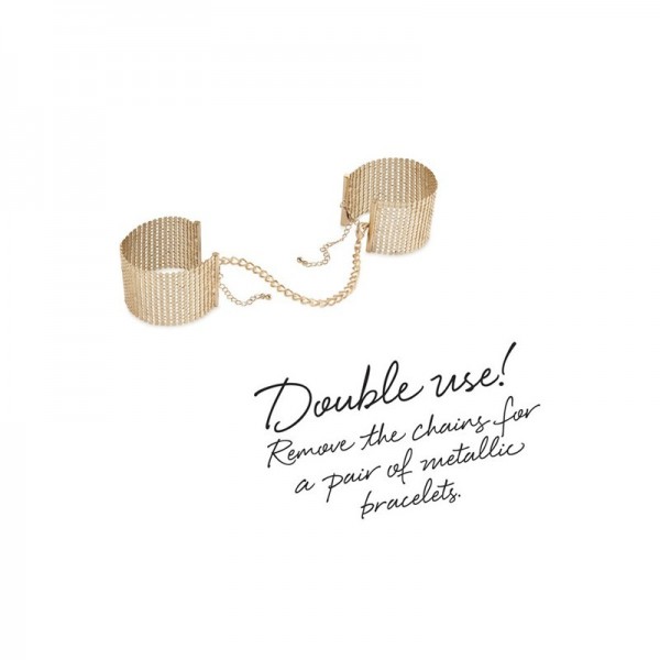 Désir Métallique - Menottes - Or