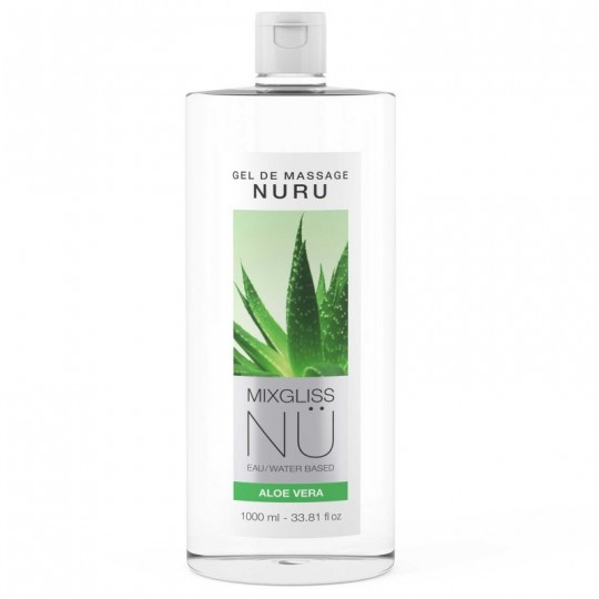 Mixgliss Gel de massage - NU Aloe Vera - 1000 ml