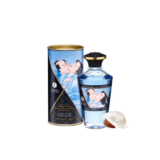 Huile chauffante aphrodisiaque - Frissons de coco 100ml