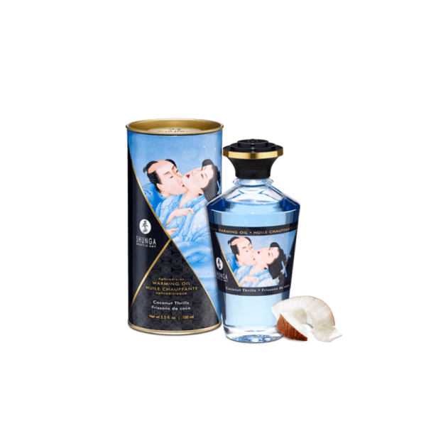 Huile chauffante aphrodisiaque - Frissons de coco 100ml