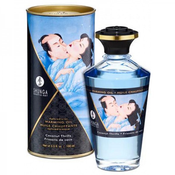 Huile chauffante aphrodisiaque - Frissons de coco 100ml