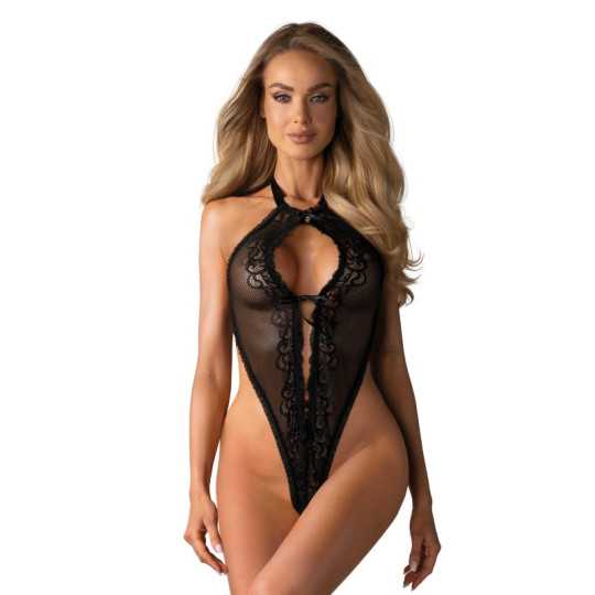 Body sexy ouvert 830-TED-1 - Noir