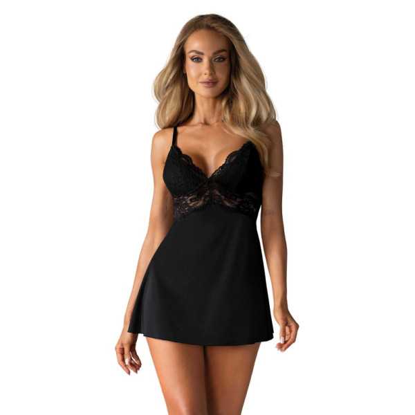 Babydoll Faustine noir