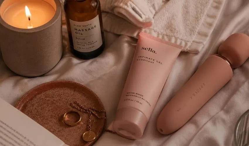 ambiance massage intime lubrifiant sextoy bien-être