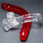 Double dildo et un gode