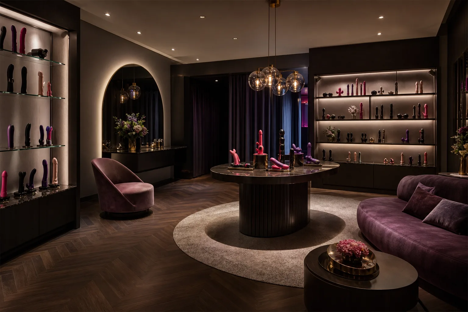 Boutique érotique sérieuse avec produits respectueux de l'intimité