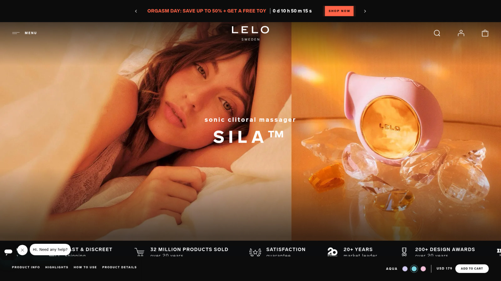 LELO Sila : le raffinement d'une stimulation clitoridienne discrète